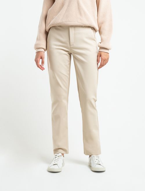 PANTALÓN FLUIDO TOBILLERO - Khaki