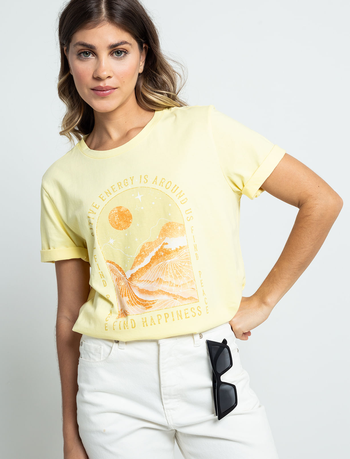 Camiseta básica de manga corta