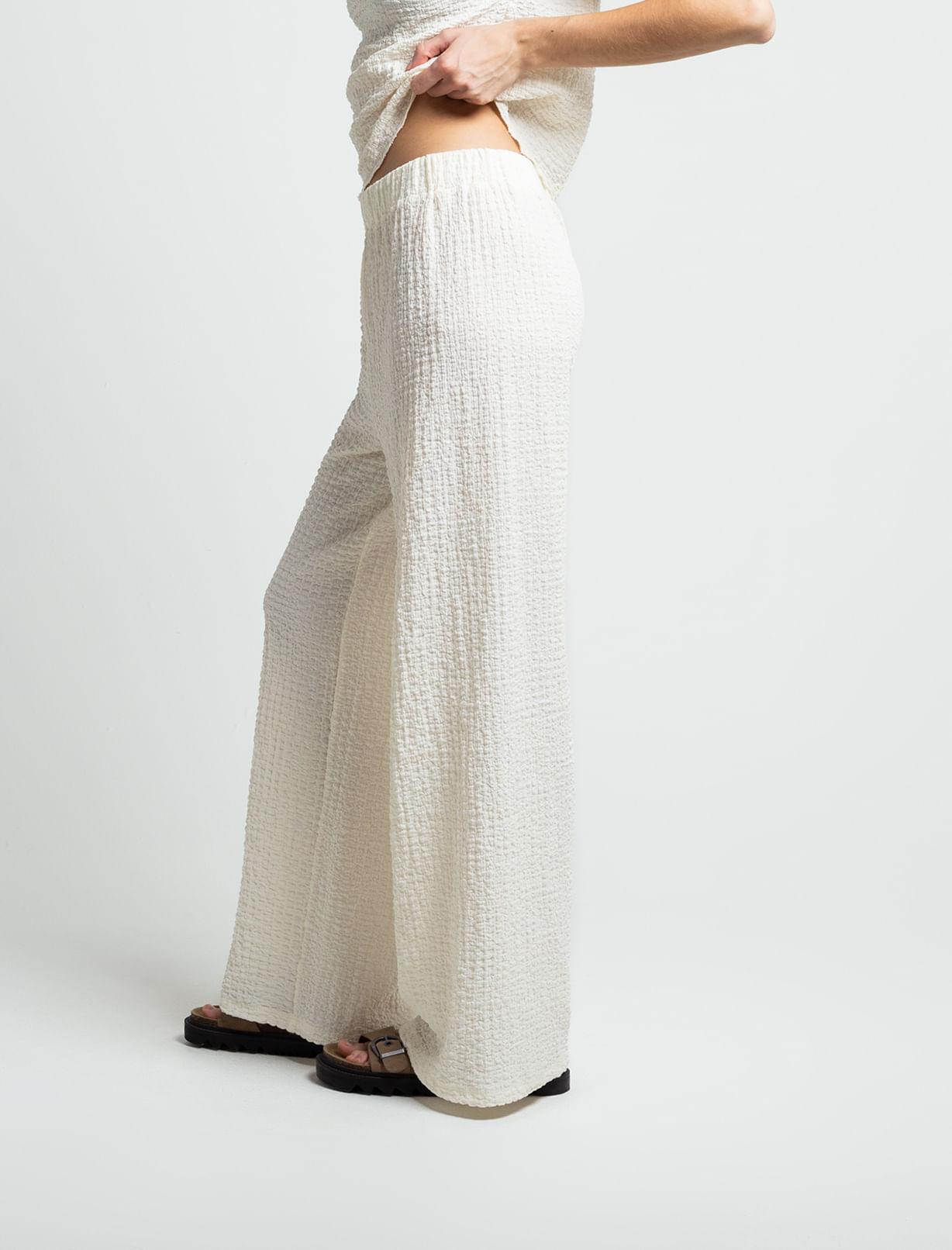 Pantalón de tela fluida