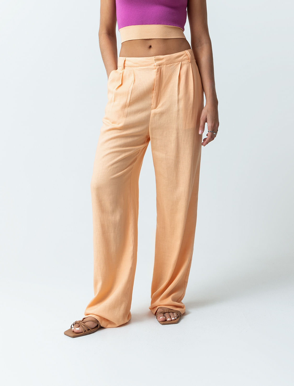 Pantalón de tela fluida