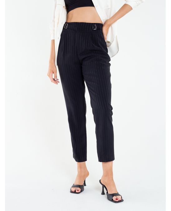 Pantalón recto con correa