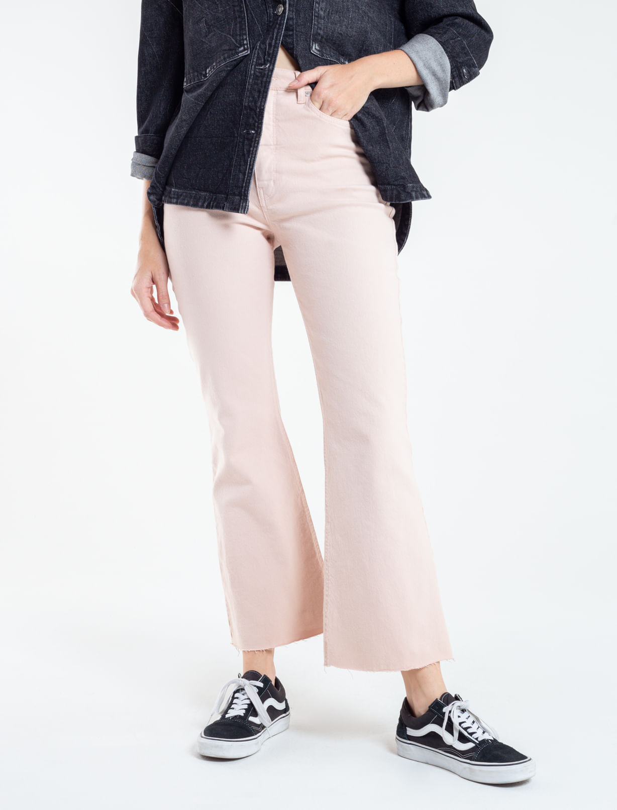 Pantalón Flare de tiro alto