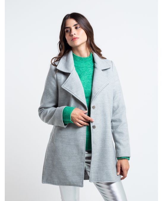 Abrigo clásico con botones