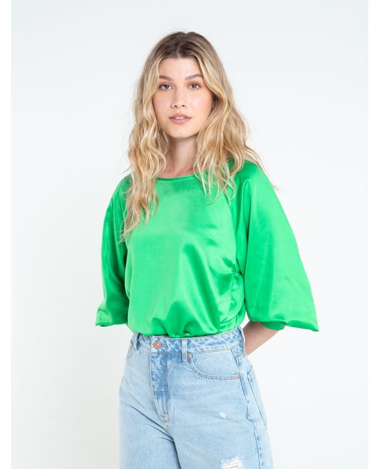 Camisa manga larga con tira ajustable