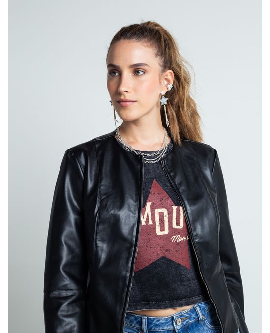 Chaqueta con ajuste de cierre