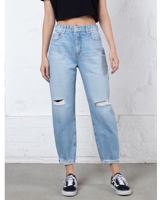 Jean Baggy con rotos