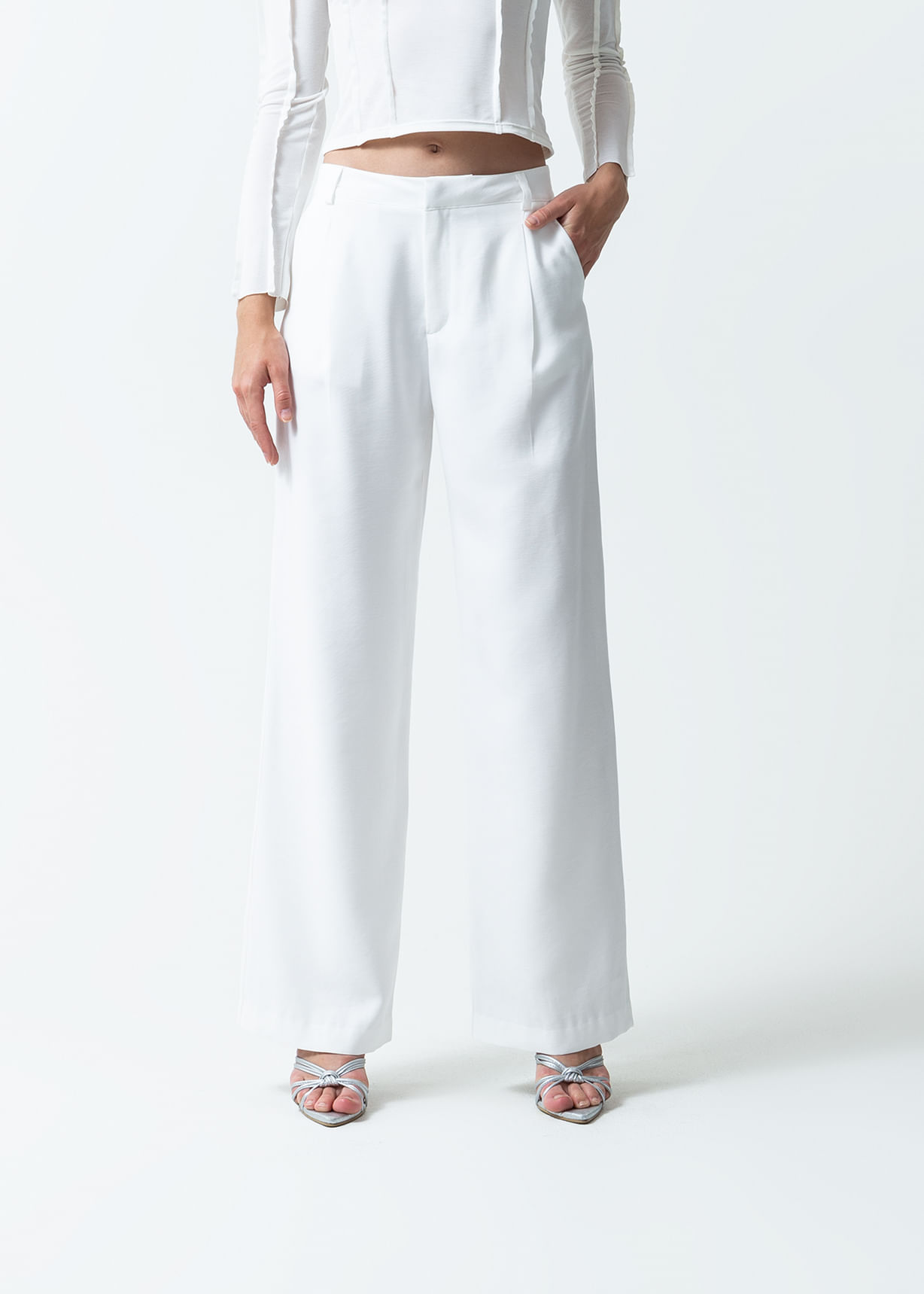 Pantalón elegante bota recta