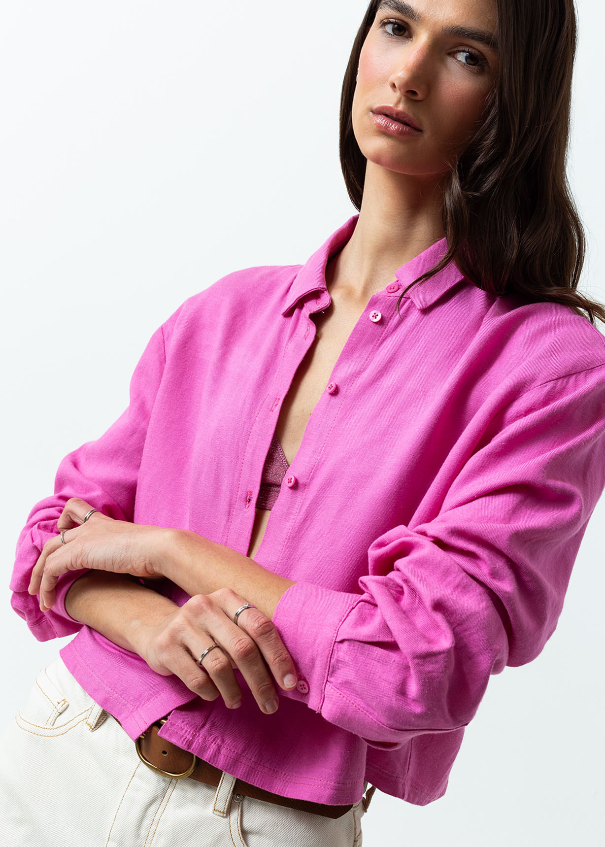 Camisa clásica con botones