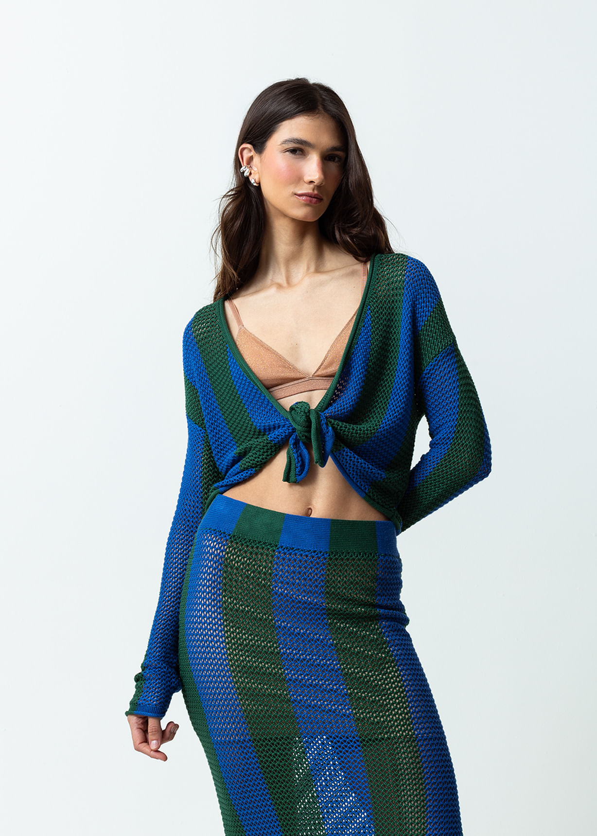 Camiseta tejida manga larga