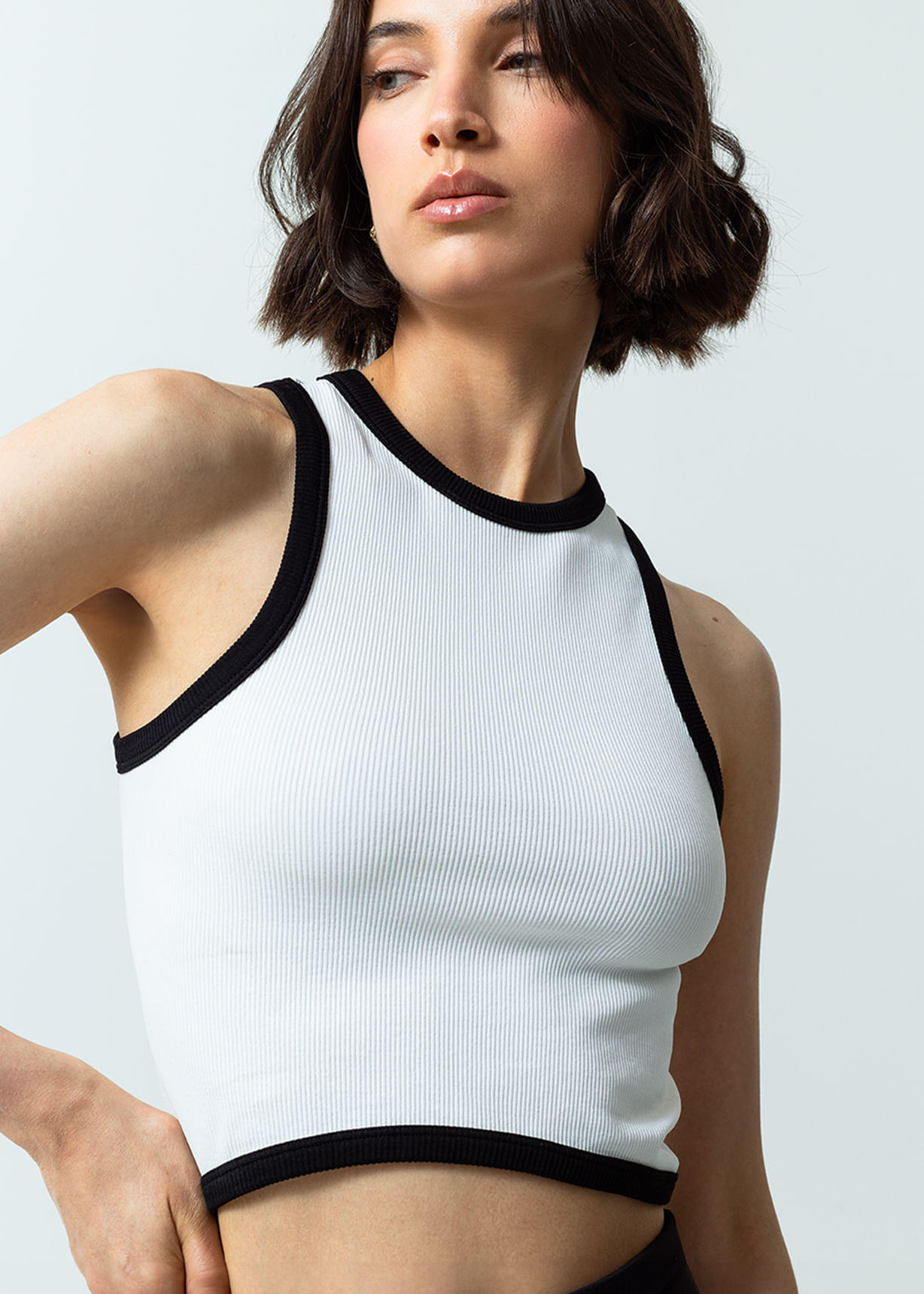 Camiseta de largo crop