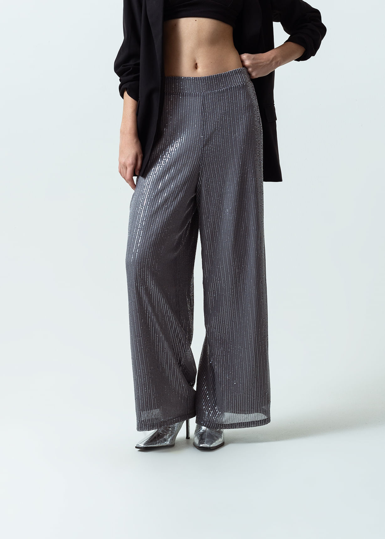 Pantalón Wide Leg tiro alto
