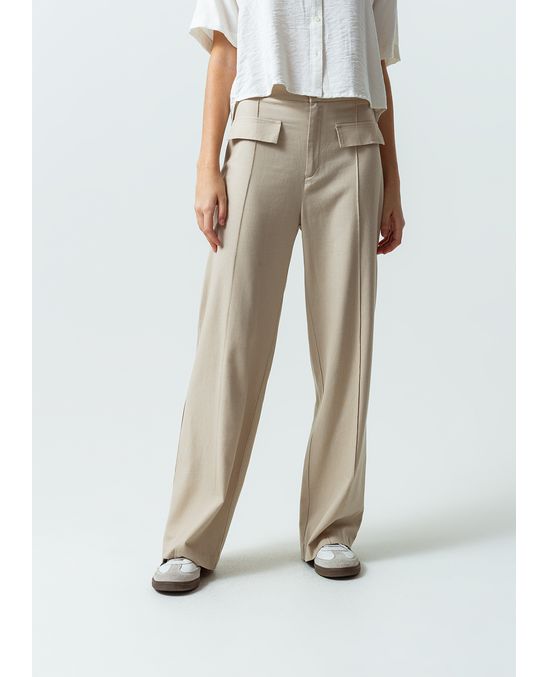 Pantalón Wide Leg de tiro alto