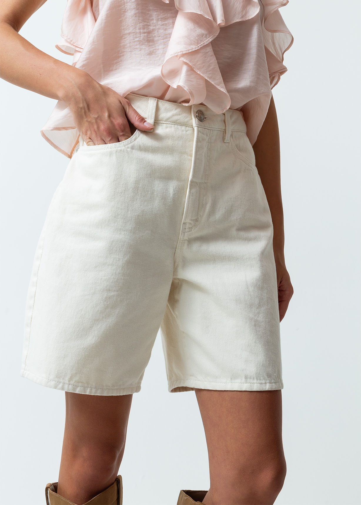 Bermuda en denim