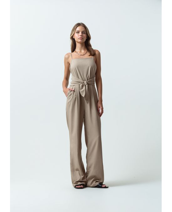 Enterizo de escote recto