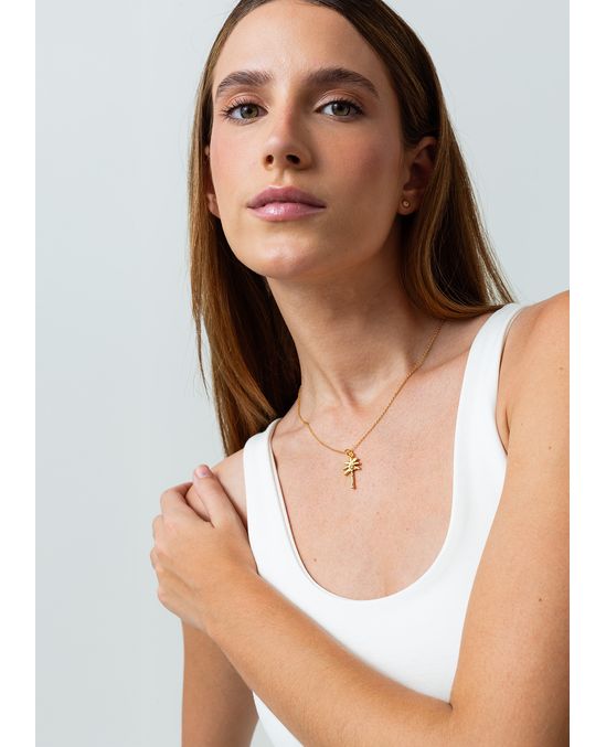 Cadena con dije de palmera