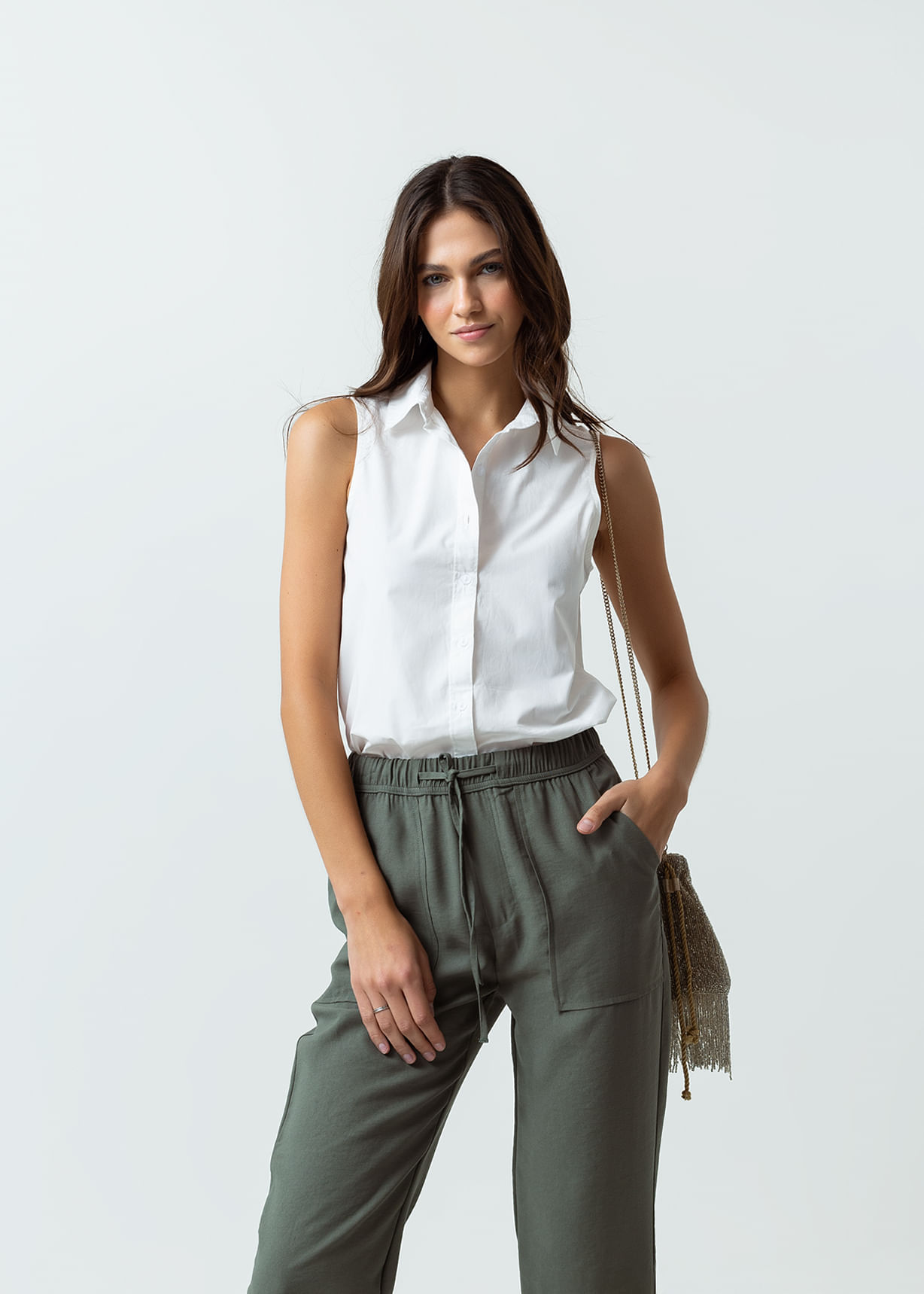 Camisa manga sisa clásica