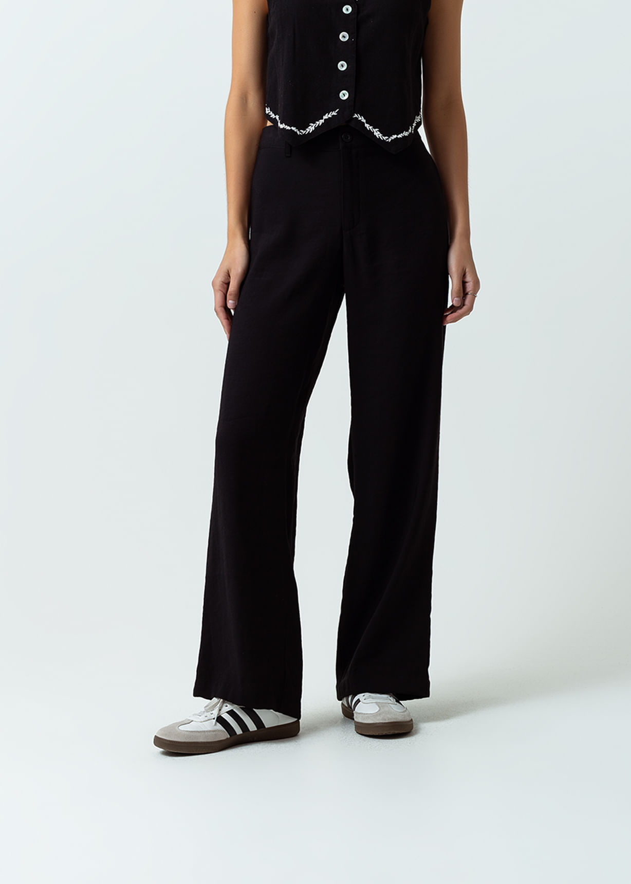 Pantalón Wide Leg tiro alto