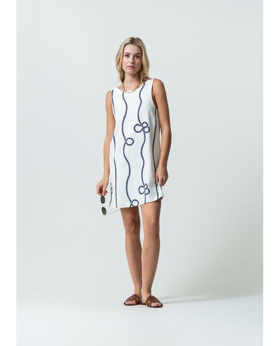 Vestido corto estampado para el verano