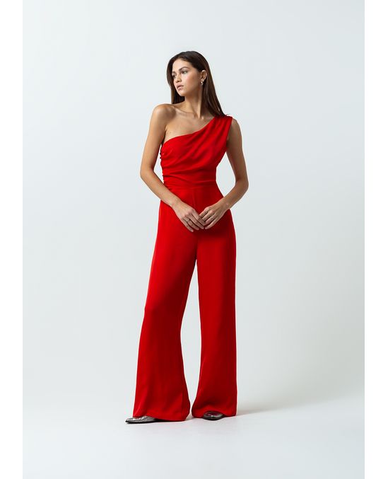 Enterizo asimétrico en mangas