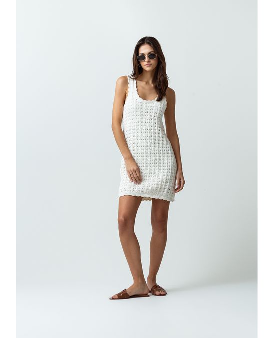 Vestido corto tejido ideal para el verano