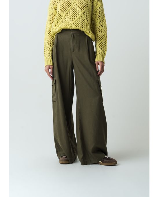 Pantalón Palazzo tiro medio