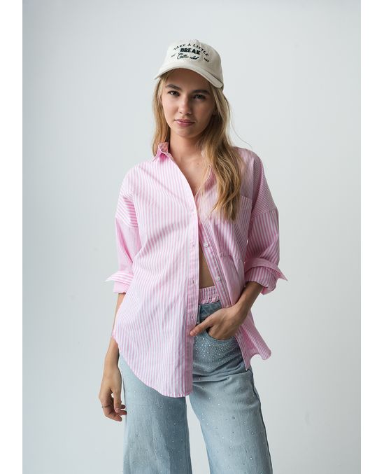 Camisa manga larga a rayas