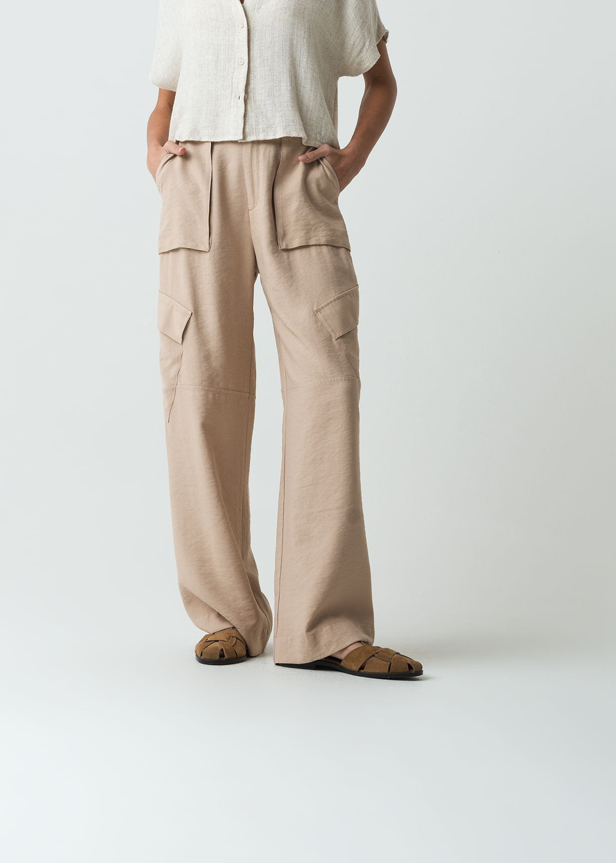 Pantalón Wide Leg tiro súper alto