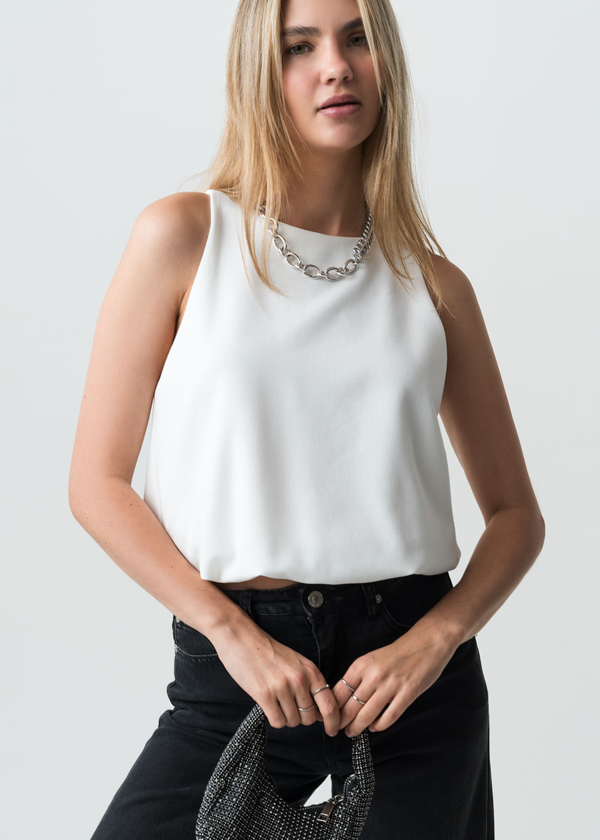 Camiseta manga sisa de largo pretinero