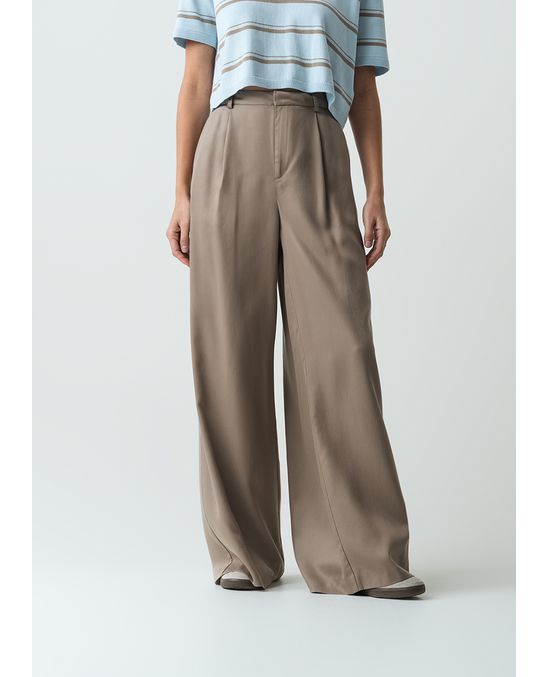 Pantalón Palazzo de tiro súper alto