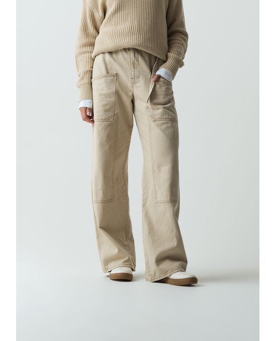 Pantalón Wide Leg tipo cargo