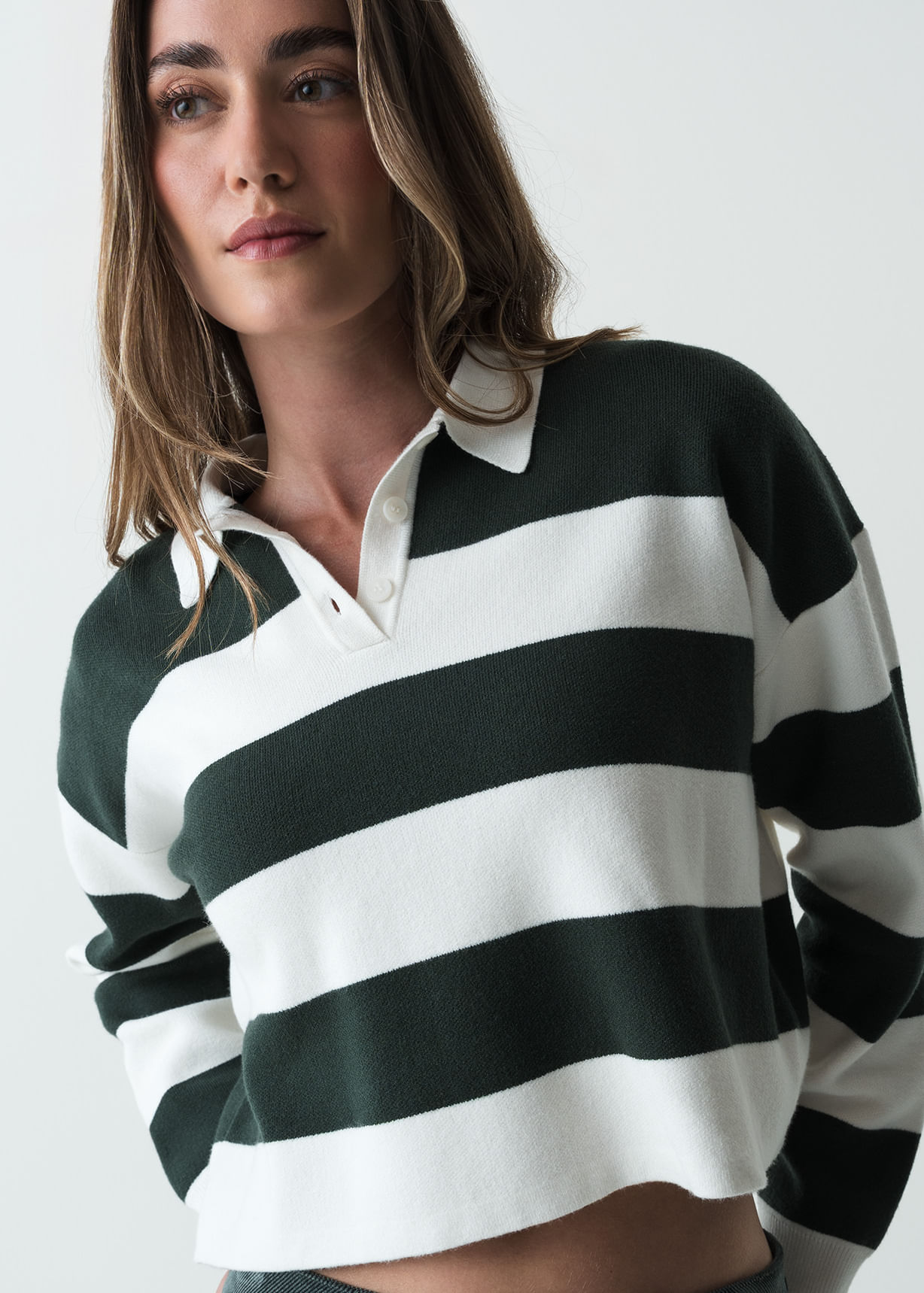 Buzo tejido tipo polo