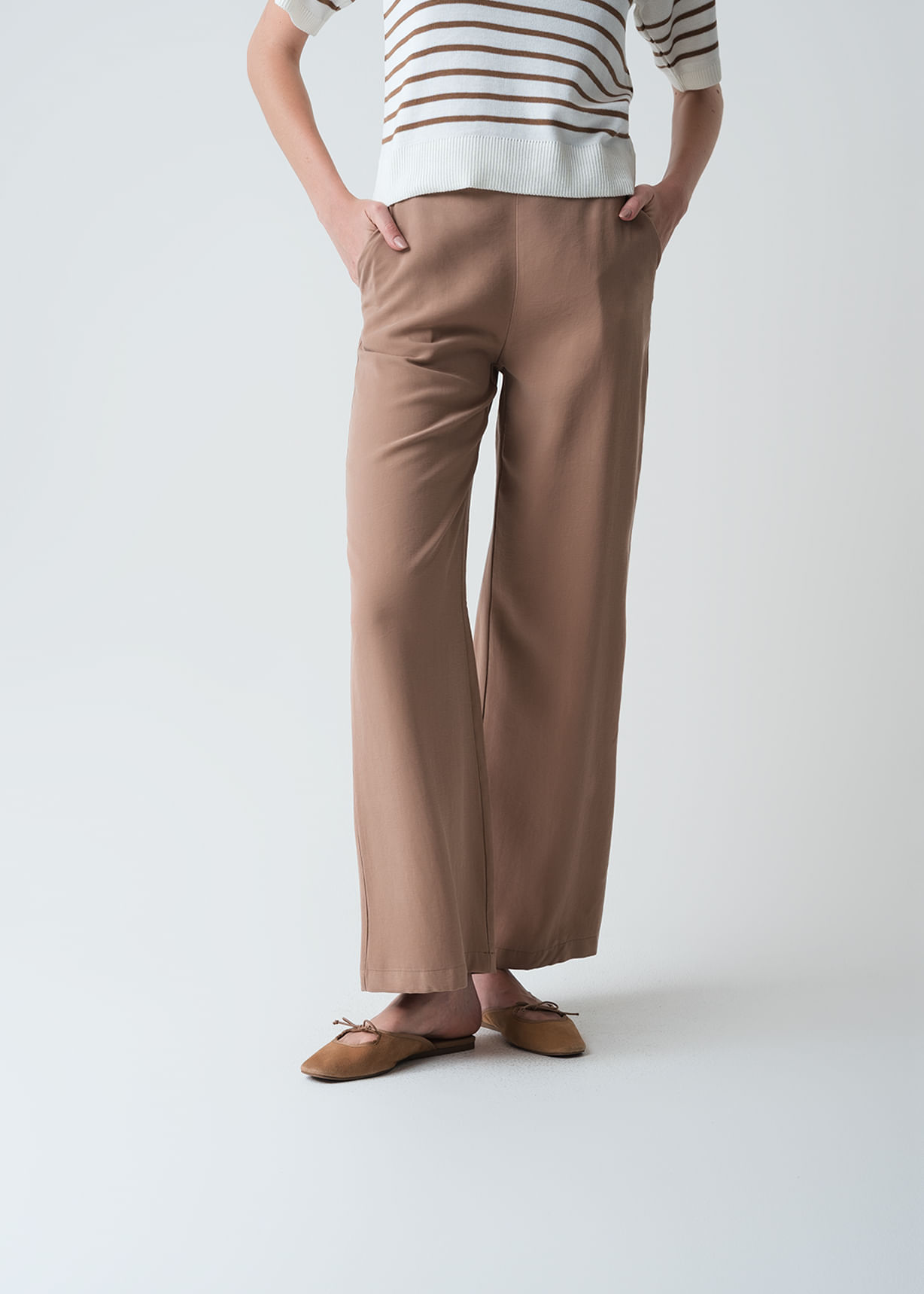 Pantalón Wide Leg tiro alto