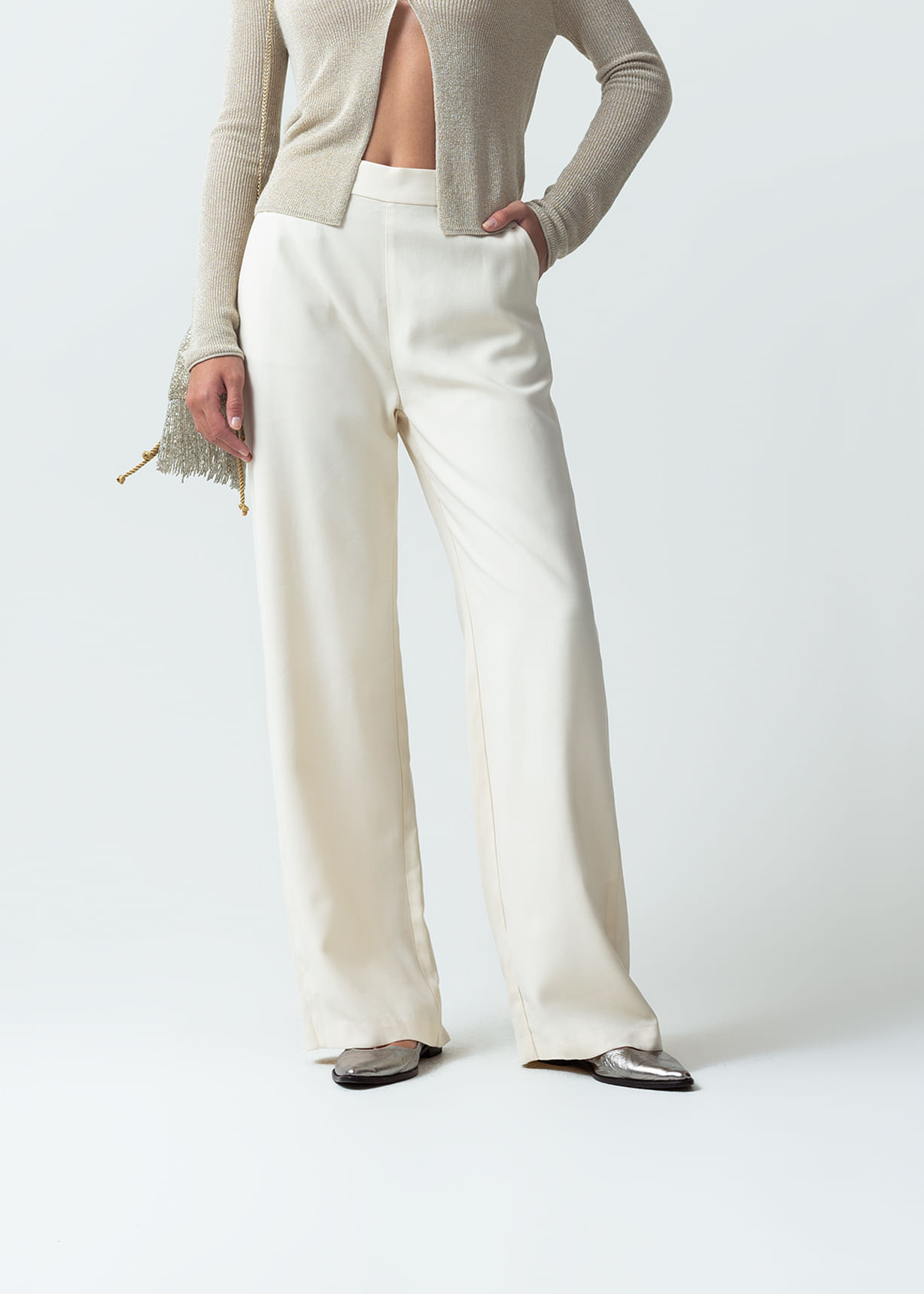 Pantalón Wide Leg tiro alto