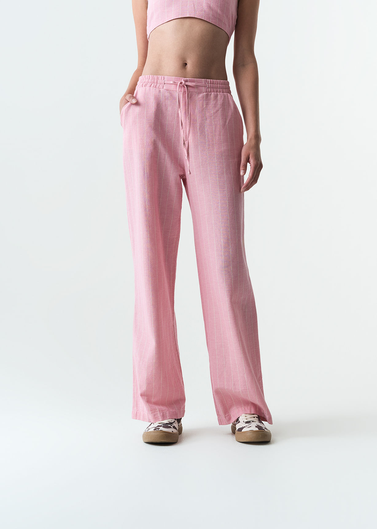 Pantalón Wide Leg tiro alto