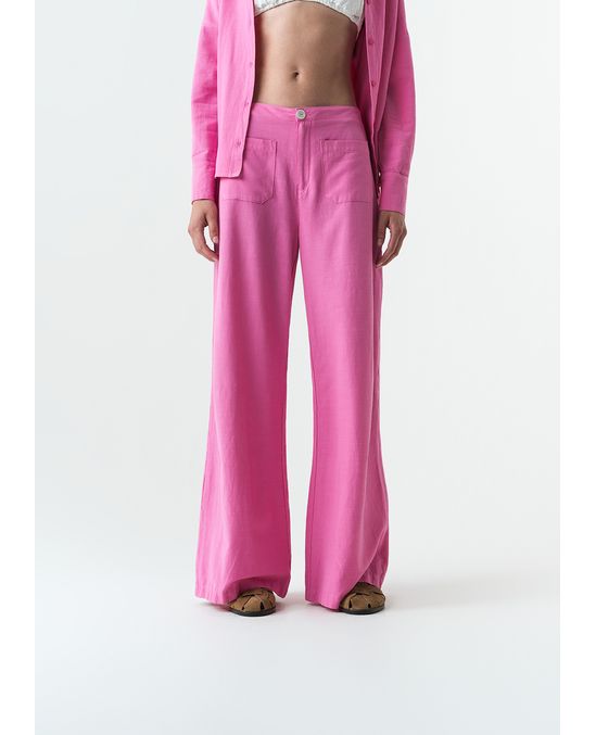 Pantalón Palazzo tiro medio