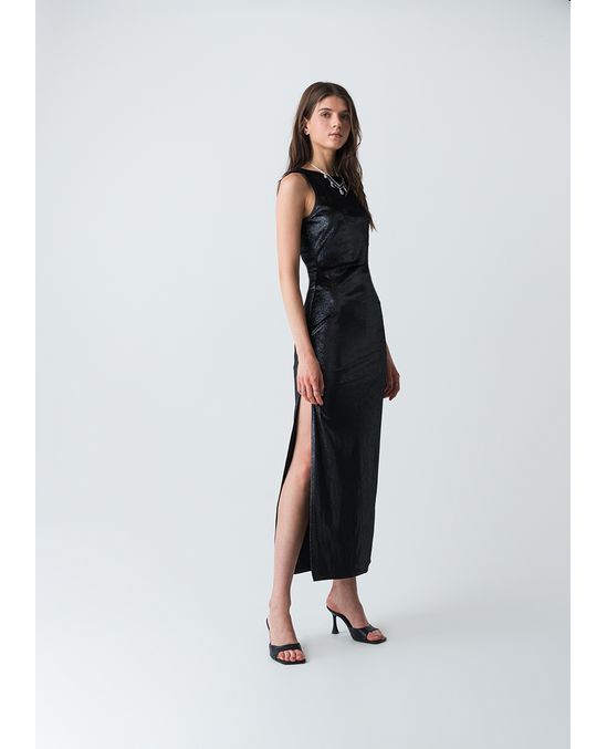 Vestido con abertura