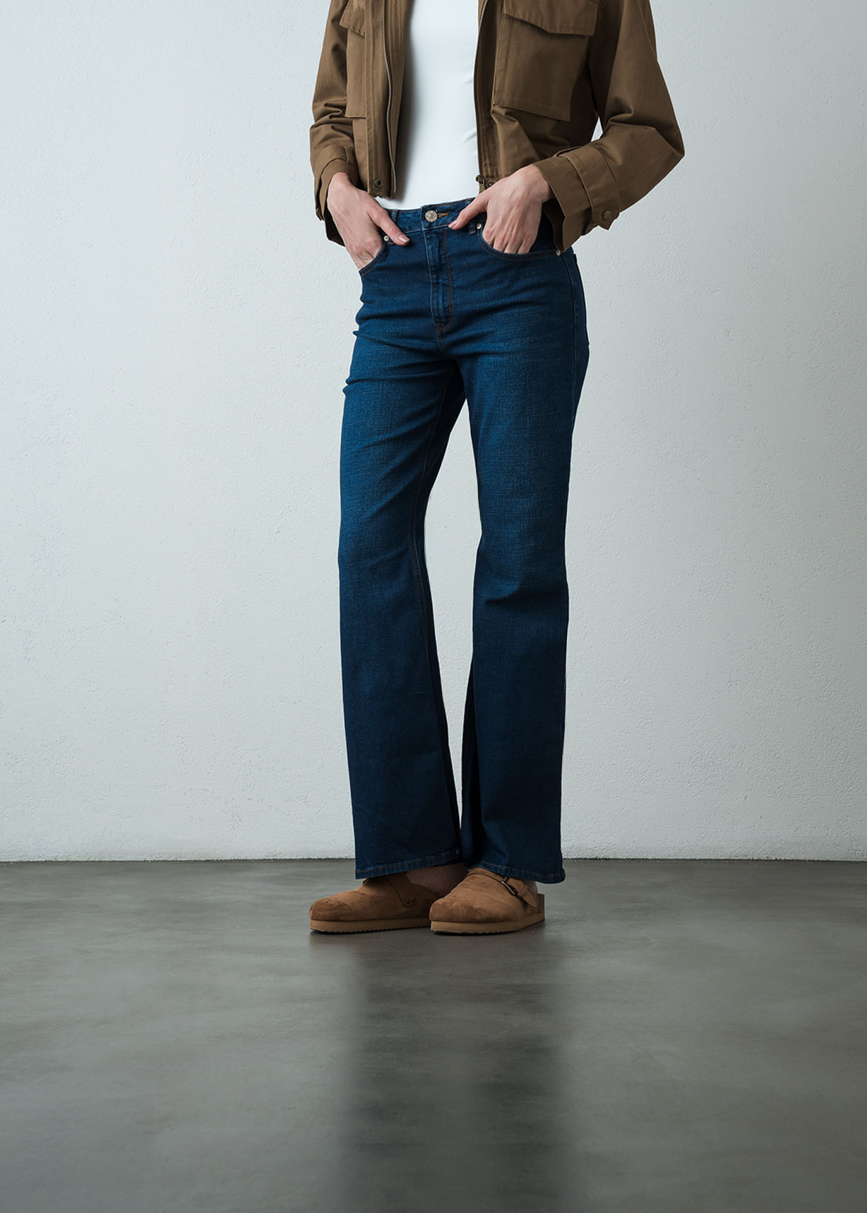 Jean Flare de tiro alto