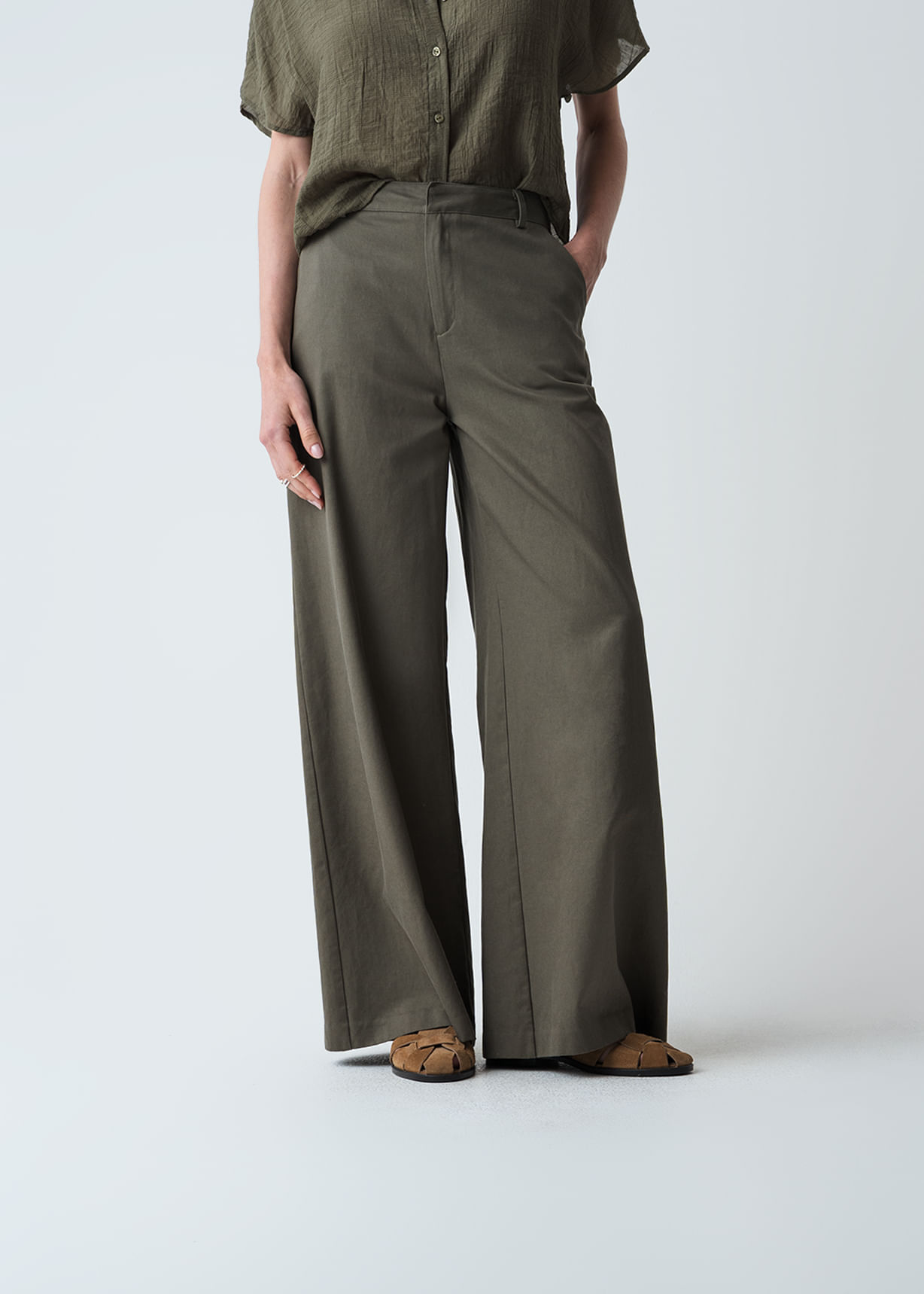 Pantalón Palazzo de tiro alto