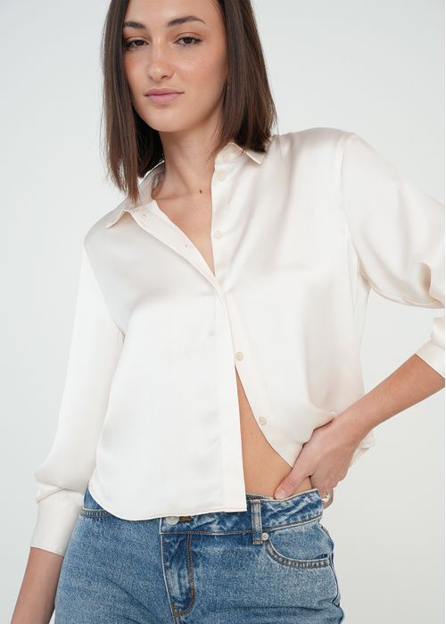 Camisa con escote para anudar | Tienda Online