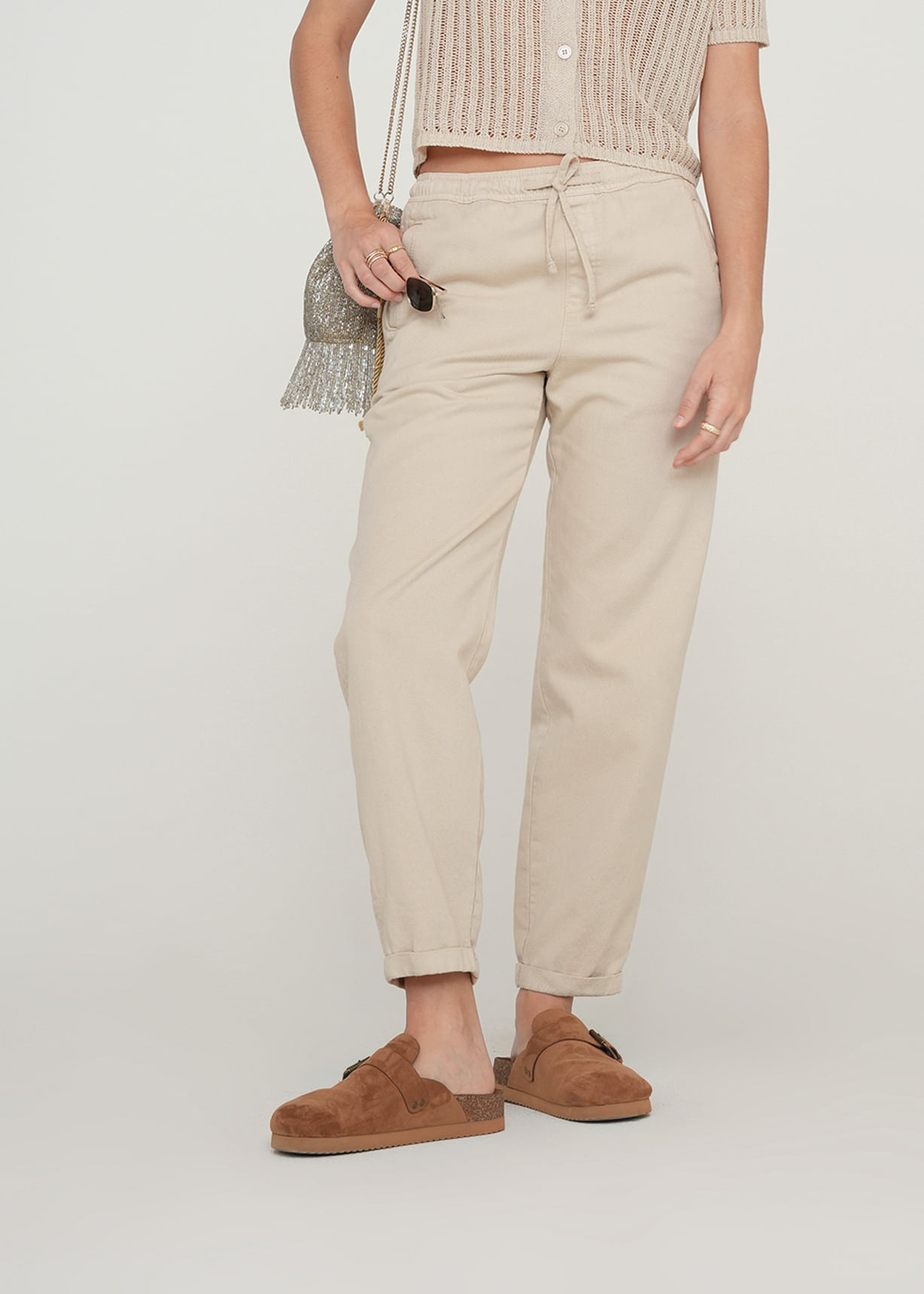 Pantalón Relax con cordón