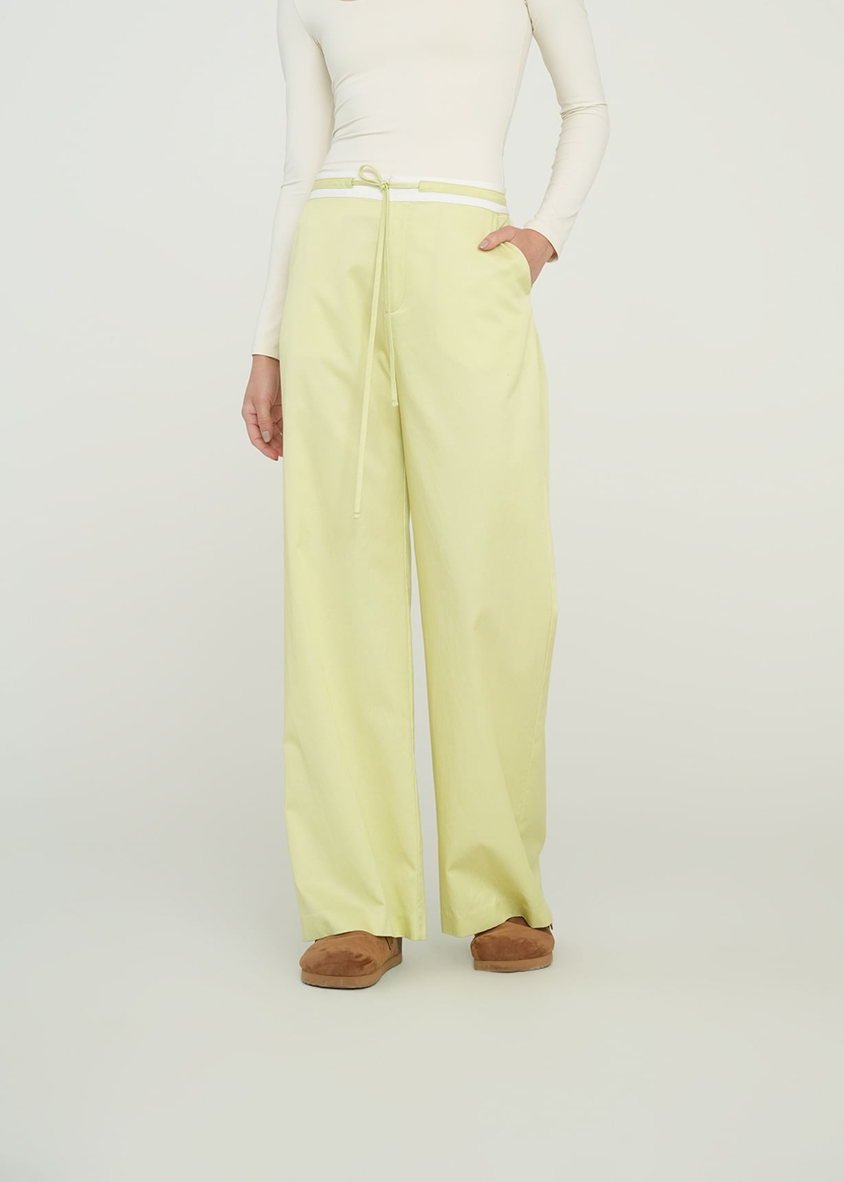 Pantalón Wide Leg tiro alto