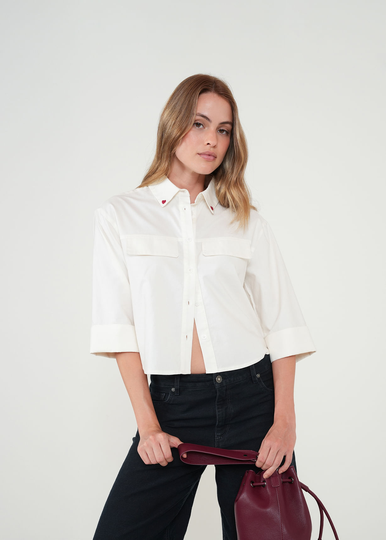 Camisa clásica con botones