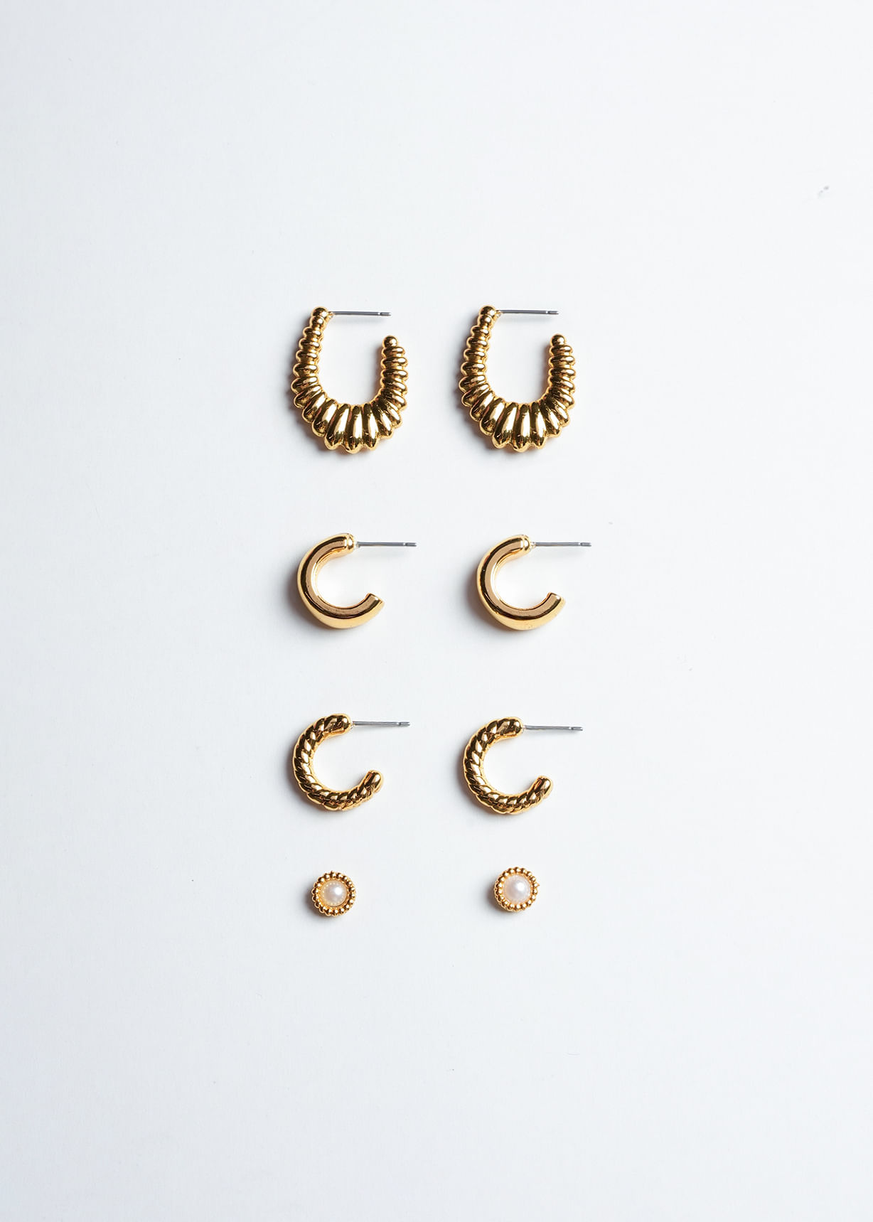 Set de aretes x4