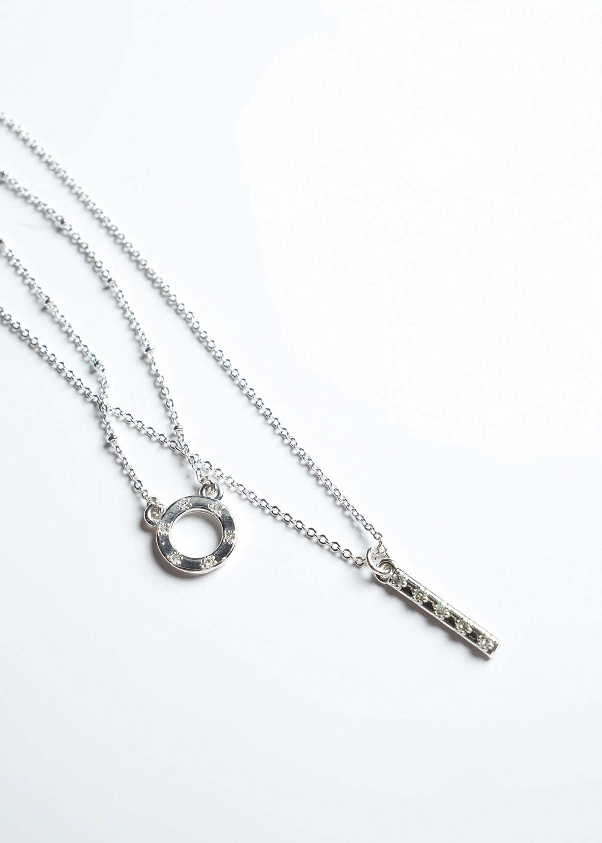Collar con doble dije