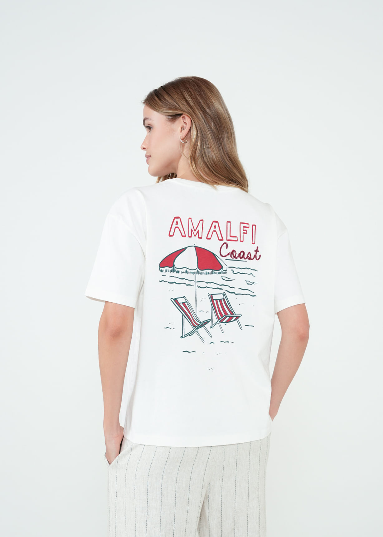 Camiseta básica con estampado