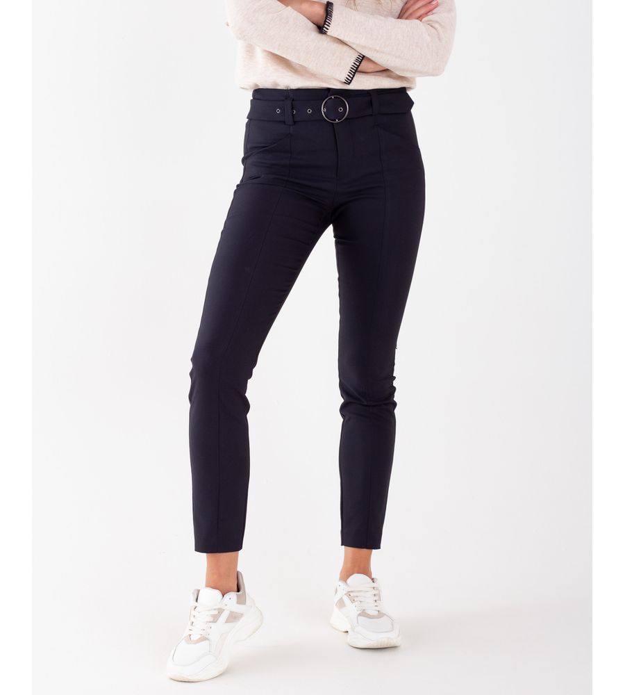 Pantalon skinny mujer negro Clearance