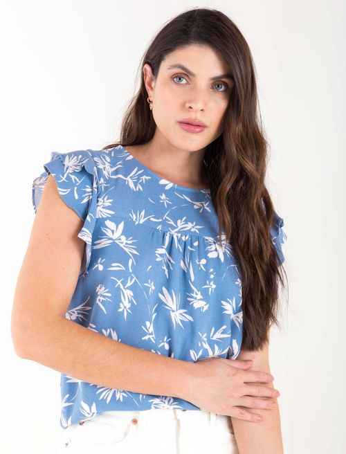 Camisa de mujer regular fit Azul Aciano La Martina